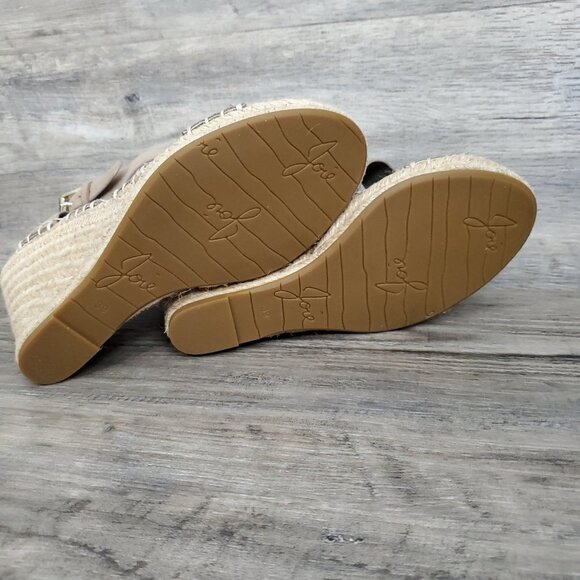 Joie Kaelyn Espadrille Strappy Open Toe Wedge Heel Sandal - Picture 11 of 15